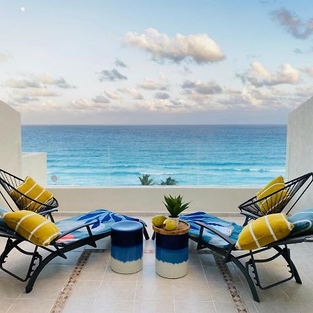 Ocean View Three Bedroom, Three Story Penthouse By The Beach Cancún Eksteriør bilde