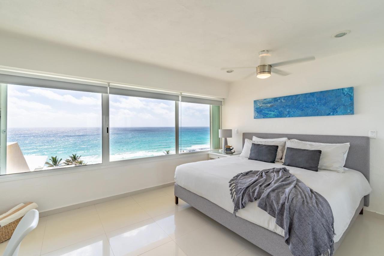 Ocean View Three Bedroom, Three Story Penthouse By The Beach Cancún Eksteriør bilde