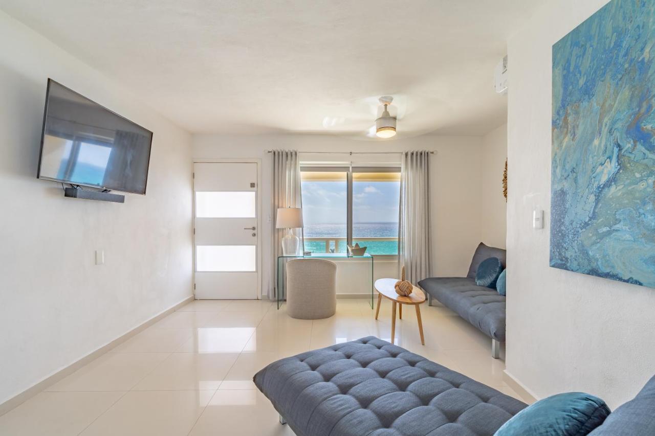 Ocean View Three Bedroom, Three Story Penthouse By The Beach Cancún Eksteriør bilde