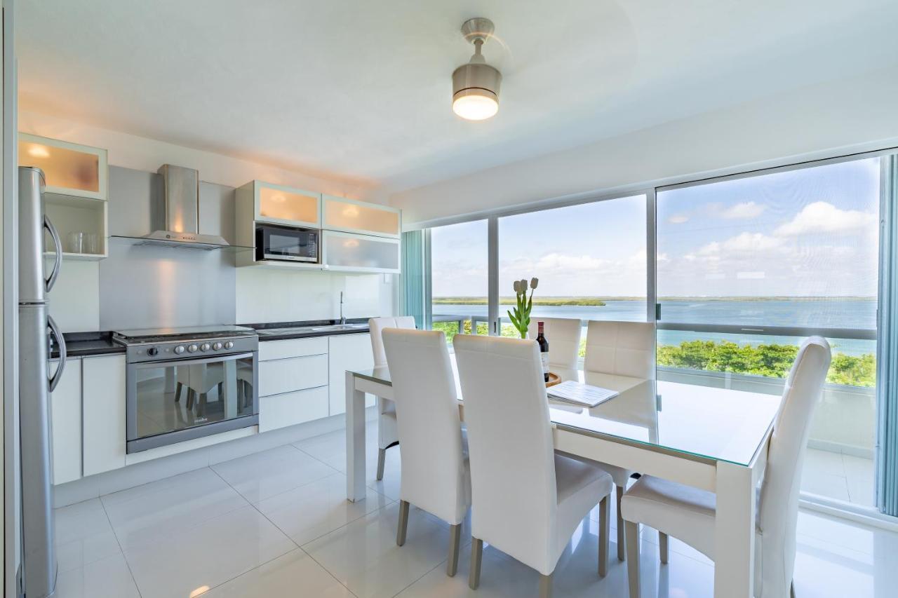 Ocean View Three Bedroom, Three Story Penthouse By The Beach Cancún Eksteriør bilde