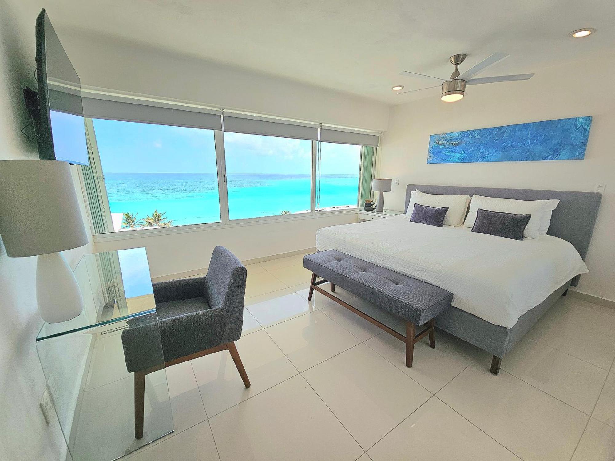 Ocean View Three Bedroom, Three Story Penthouse By The Beach Cancún Eksteriør bilde